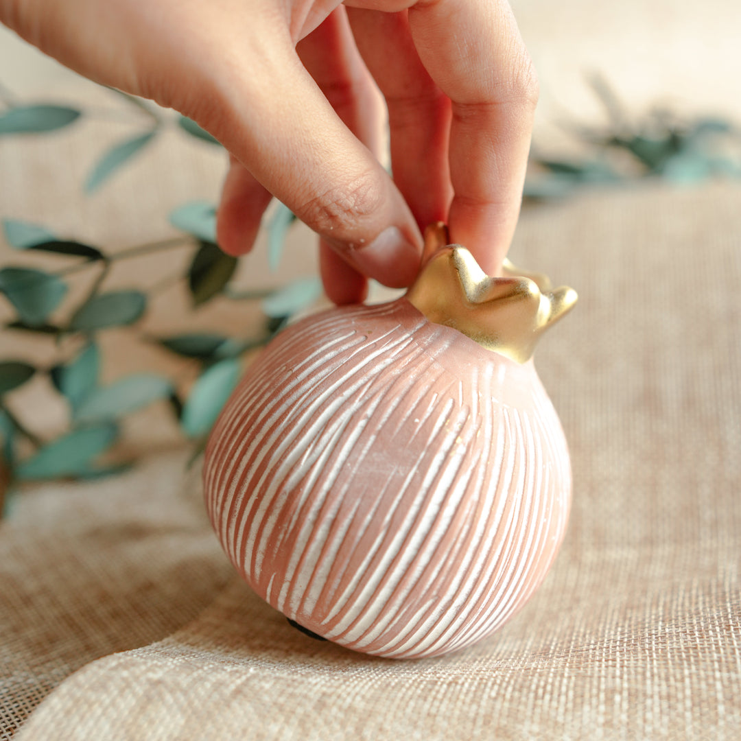 Pomegranate Jewel Vase Medium | Luxury Decor – ArteCasa - https://artecasa.in/