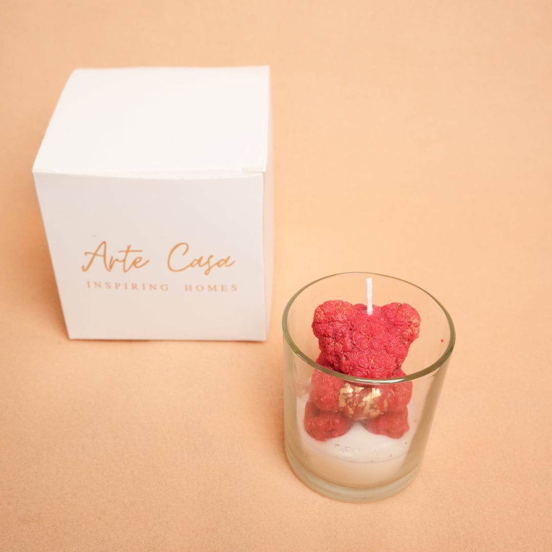 LoveBug Teddy Candle – Cute Teddy Valentine Candle | Artecasa