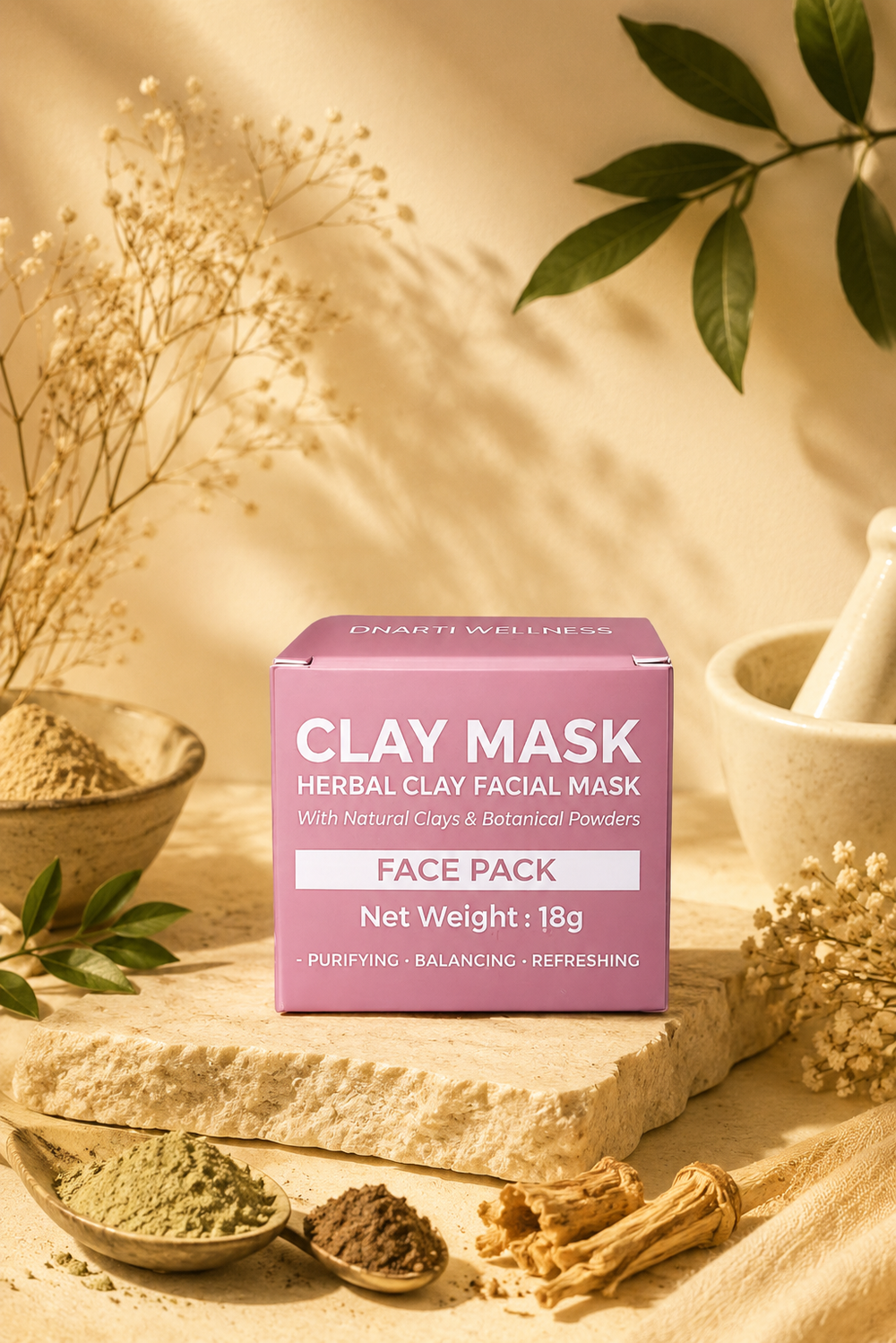 Herbal Clay Facial Mask