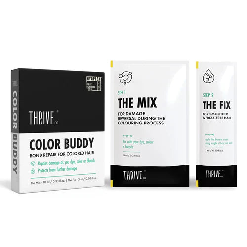 ThriveCo Color Buddy Bond Repair for Colored Hair | All Round Solution for Damaged Hair | Pack Of 3