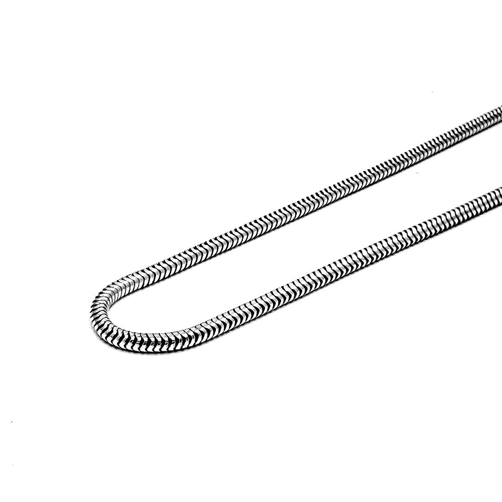 Italian Snake chain in sterling silver