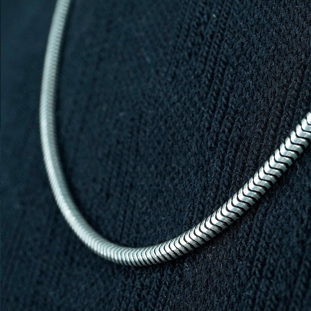 Italian Snake chain in sterling silver