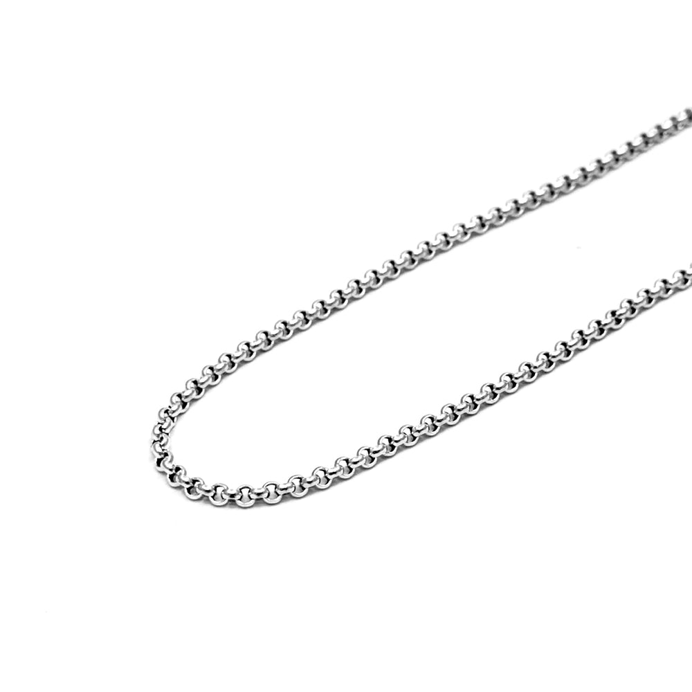 2 mm Box chain in Sterling silver