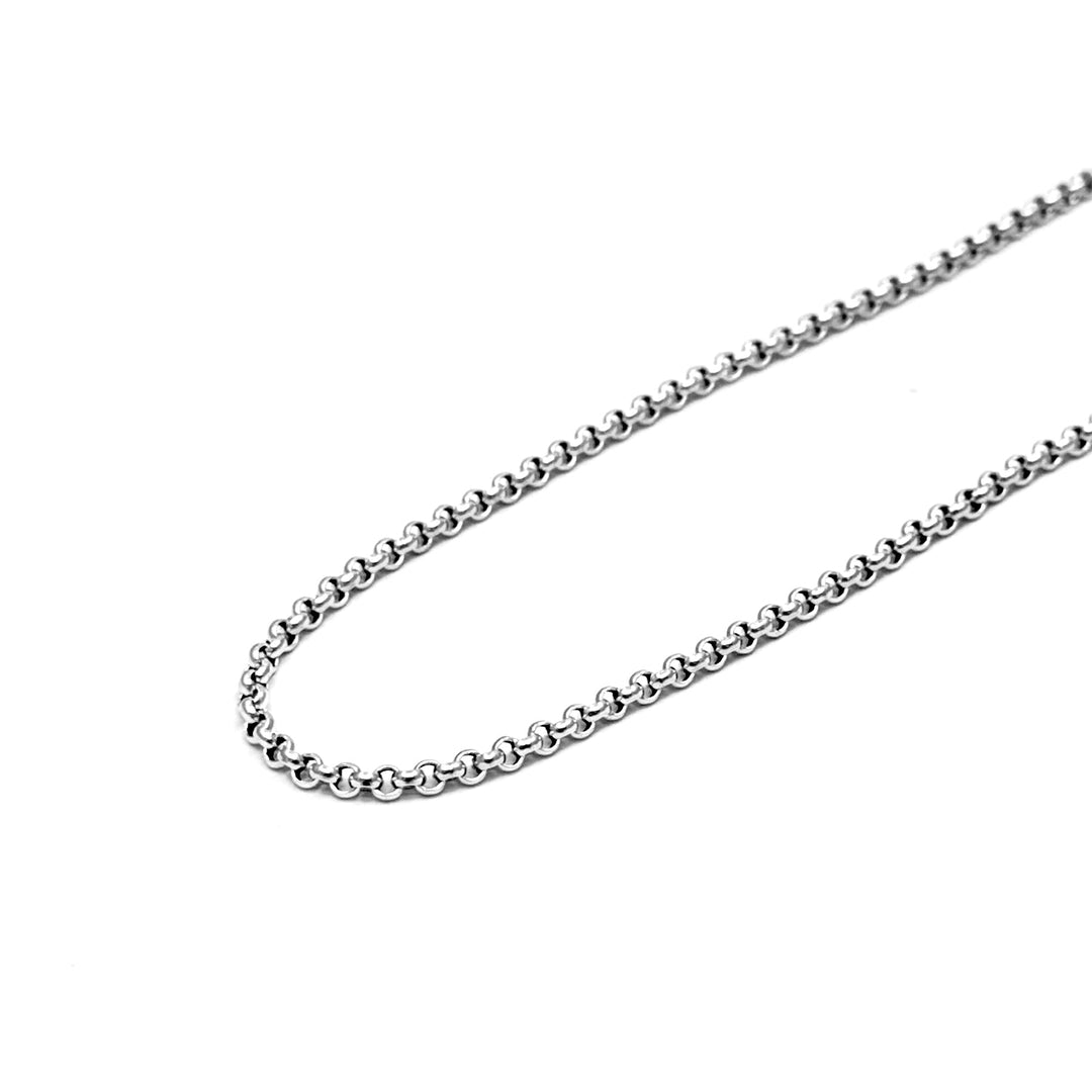 2 mm Box chain in Sterling silver
