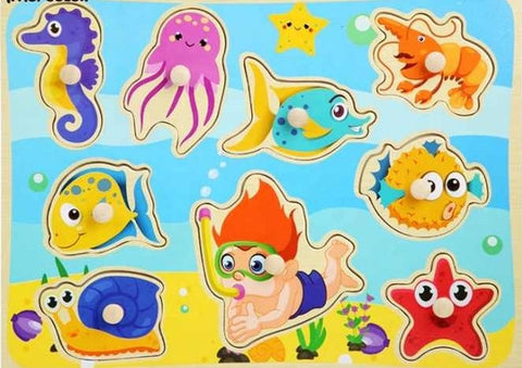 Wudly - Grab Board Puzzle Set