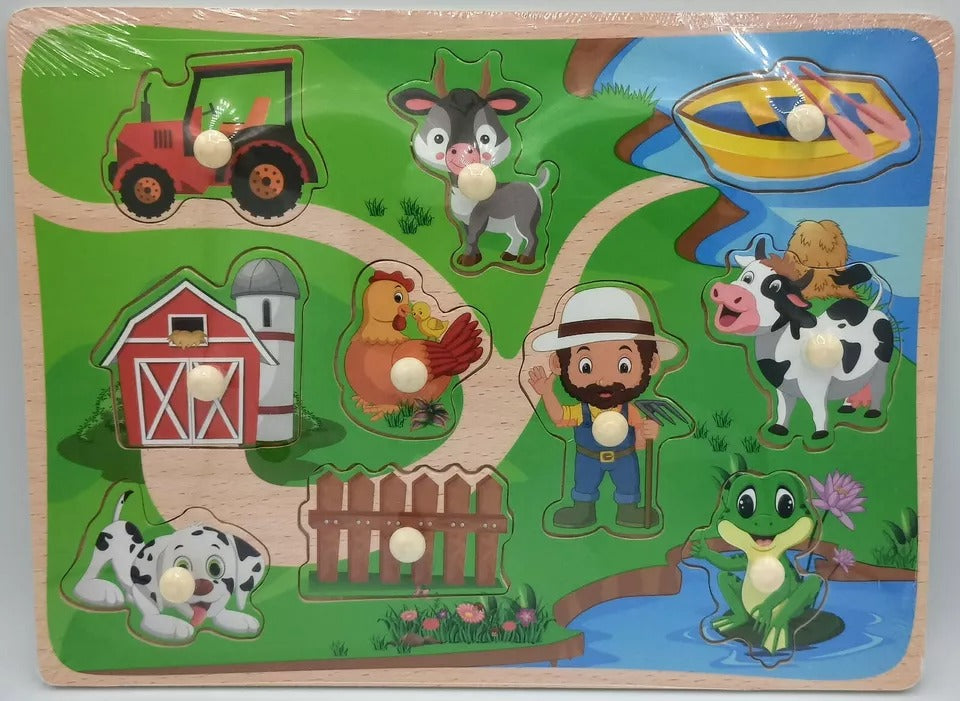 Wudly - Grab Board Puzzle Set