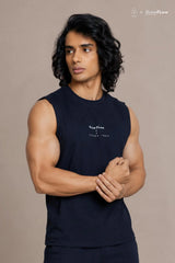 Organic Cotton Gym Tank (Carbon Black)