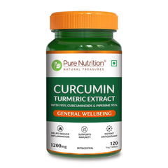Curcumin Turmeric Extract with 95% Curcuminoids and 95% Piperine - Vegetarian Tablets | Supports Inflammation Reduction and Joint Health
