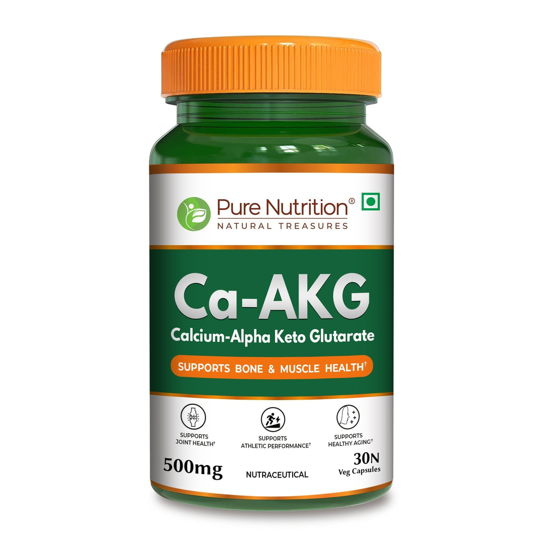 Pure Nutrition Ca-AKG | Calcium Alpha-Ketoglutarate 500mg