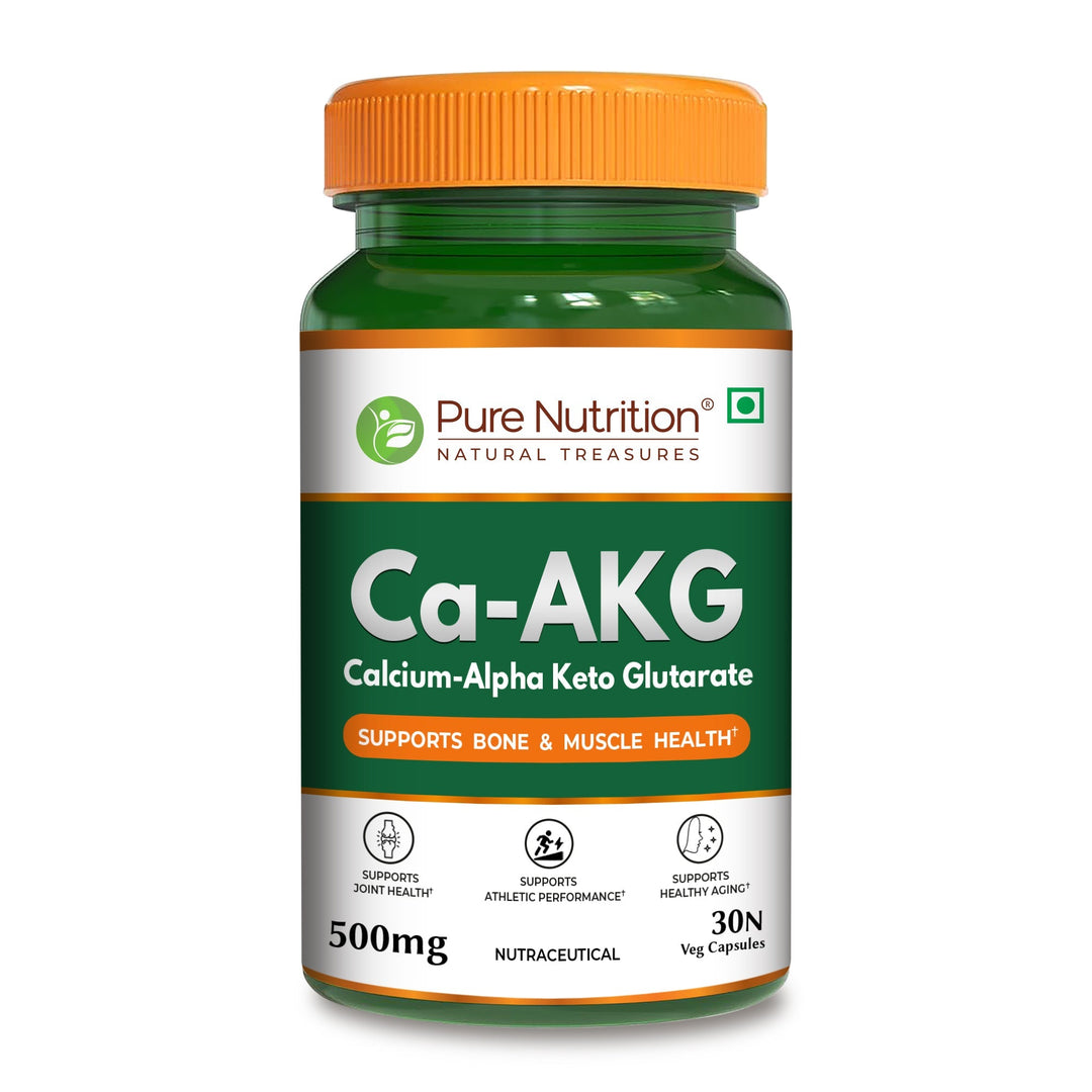 Pure Nutrition Ca-AKG | Calcium Alpha-Ketoglutarate 500mg