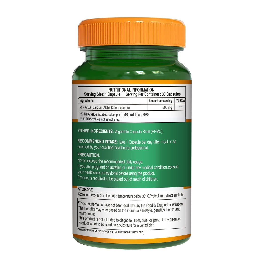 Ca-AKG  Calcium Alpha-Ketoglutarate 500mg | Bone & Joint Health