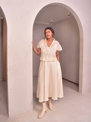 WhySoBlue Amara Applique Co-ord Set