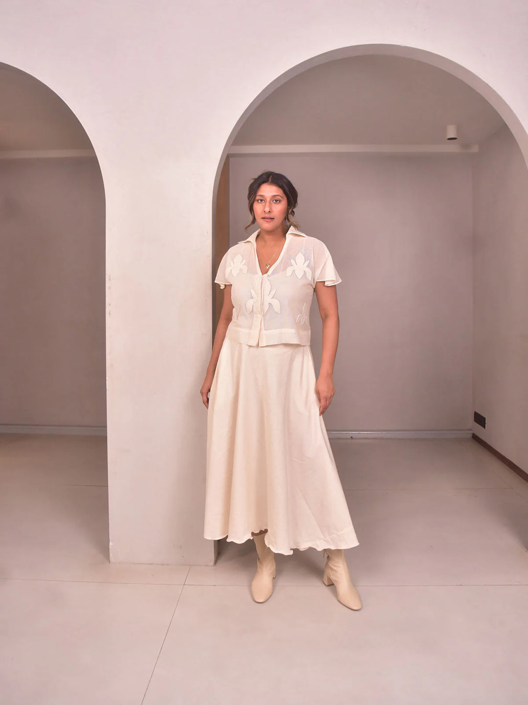 WhySoBlue Amara Applique Co-ord Set