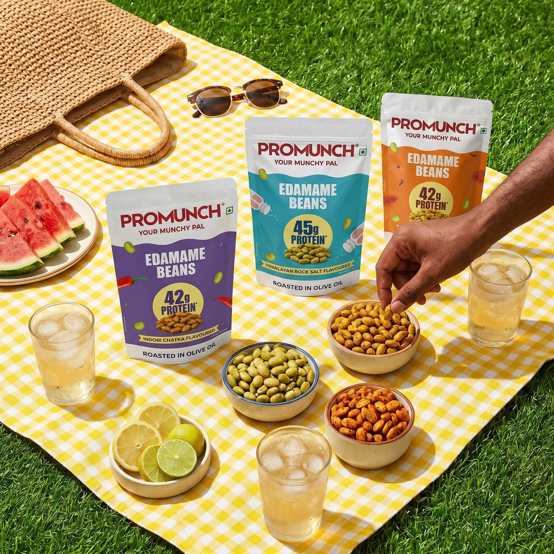 PROMUNCH Roasted Edamame Beans Combo