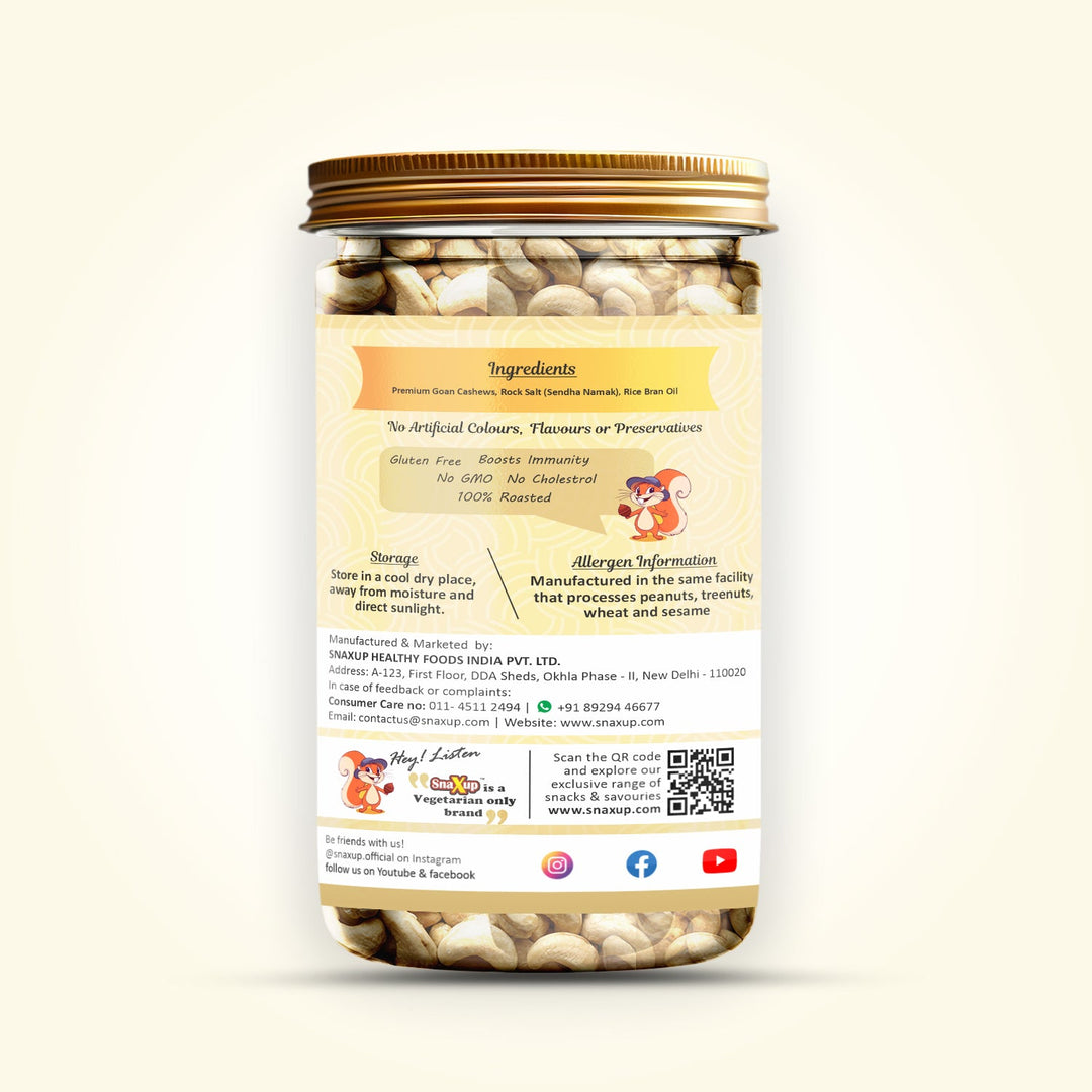 Classic Salted Cashews - Roasted 500 g