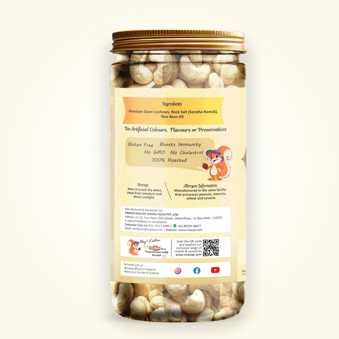 Classic Salted Cashews - Roasted 600 g