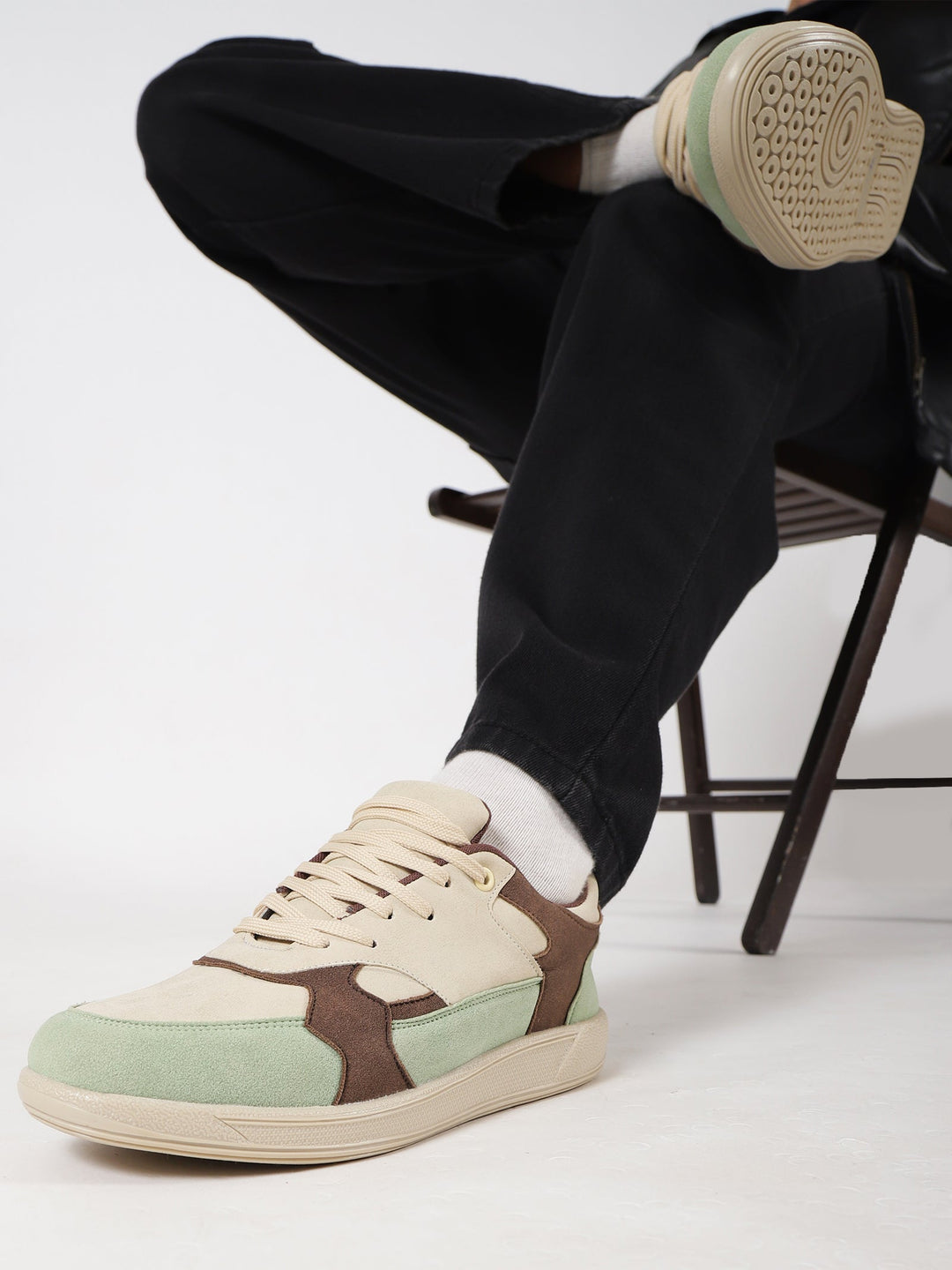 Offcode Mint Suede Sneakers