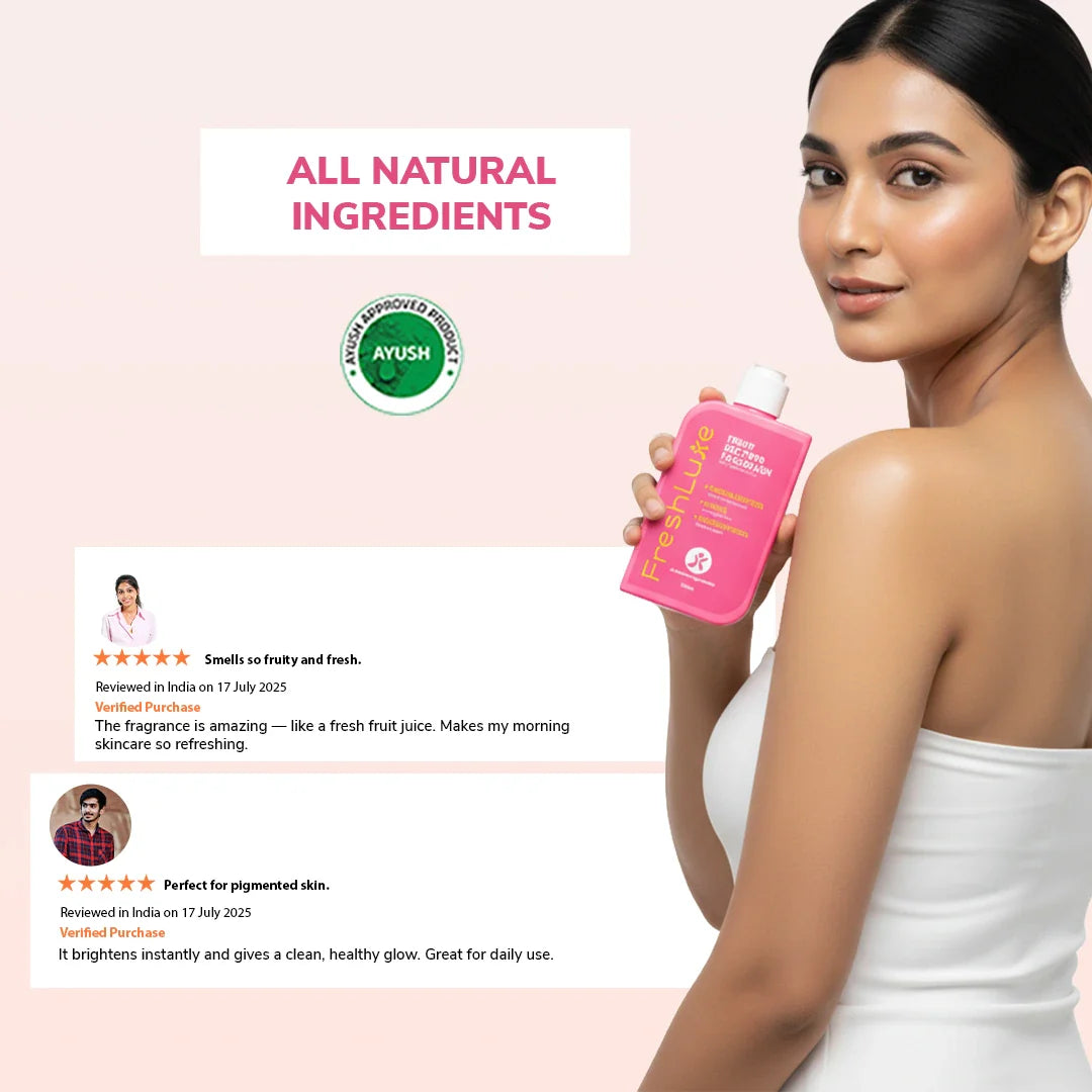 Fruit Nectar Face Wash | Glowing Skin & Reducing Dark Spots | Daily Use