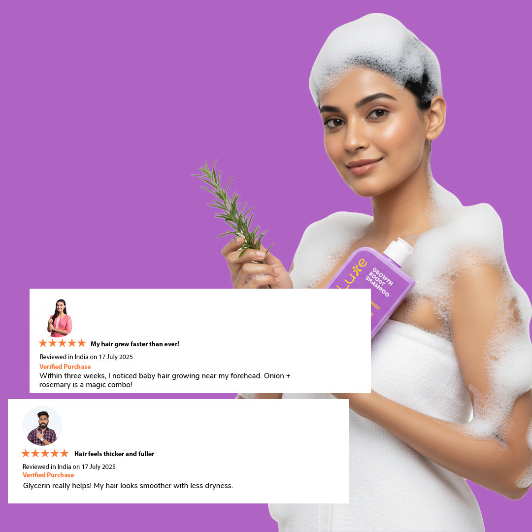 FreshLuxe Growth Boost Shampoo | Hair-Fall Control Cleanser