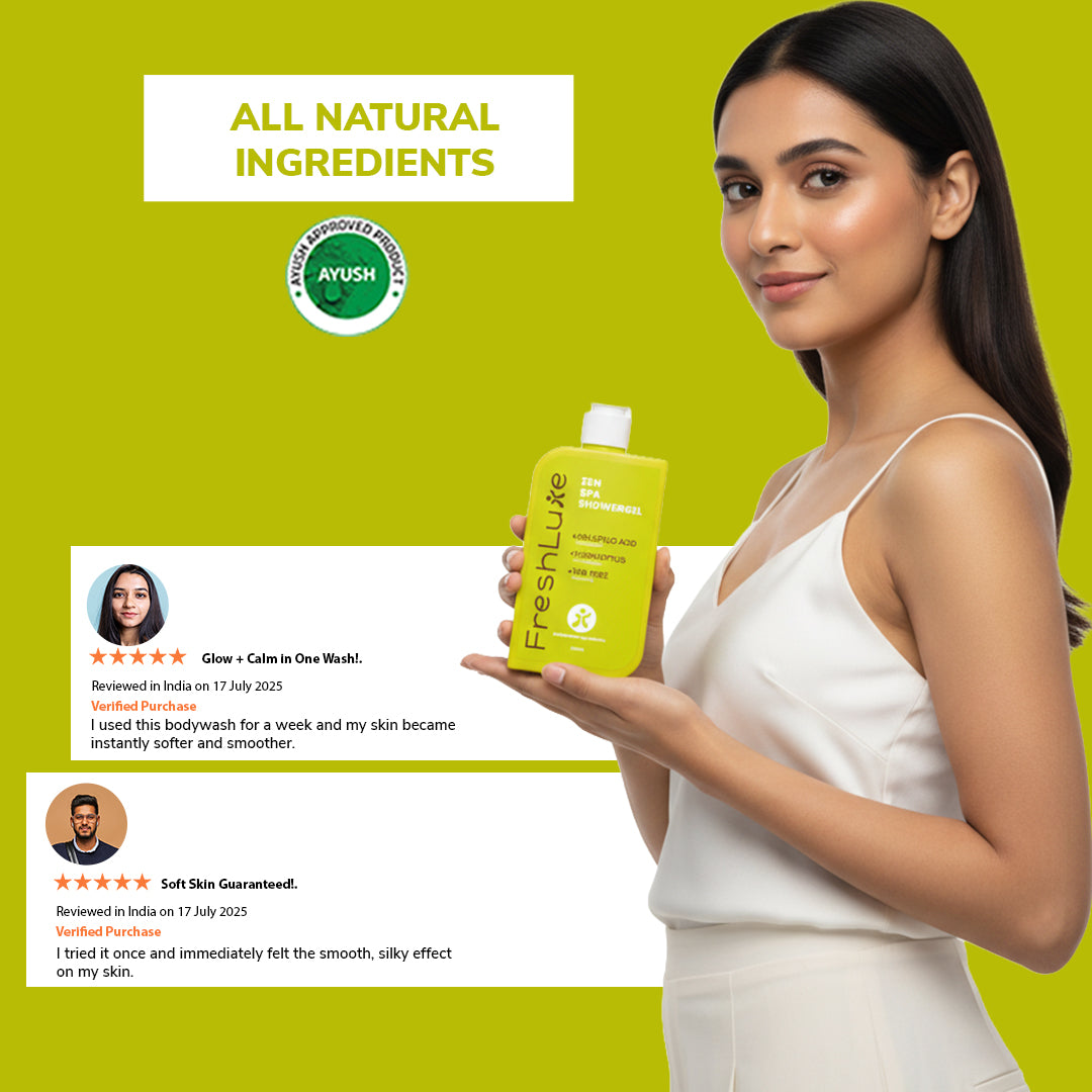 FreshLuxe Zen Spa Body Wash | Soothing & Anti-Bacterial