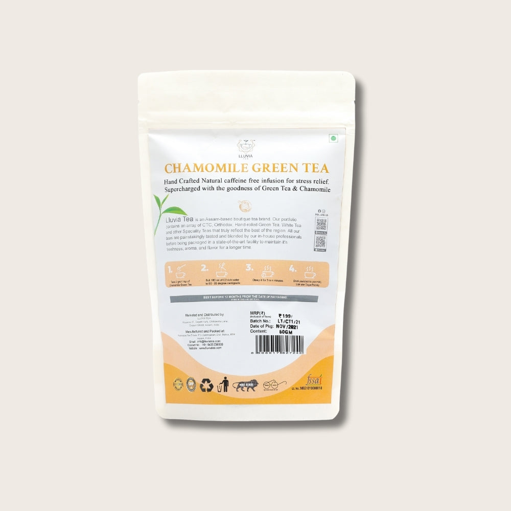 Lluvia Tea Chamomile tea zipper