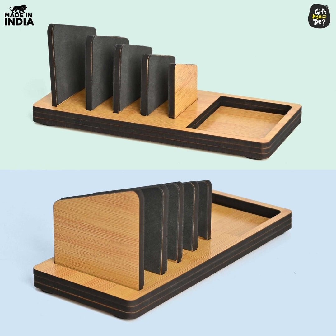 Gift Kya De Multi-Device Charging Stand Organizer for Laptop, Tablet, Mobile And Power Bank | All-In-One Charging Station