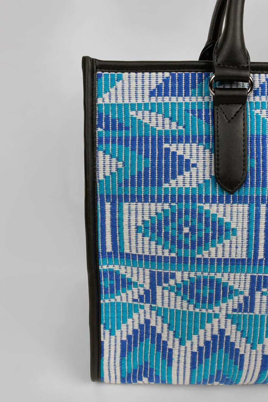 Charlotte Handloom Box Tote Bag