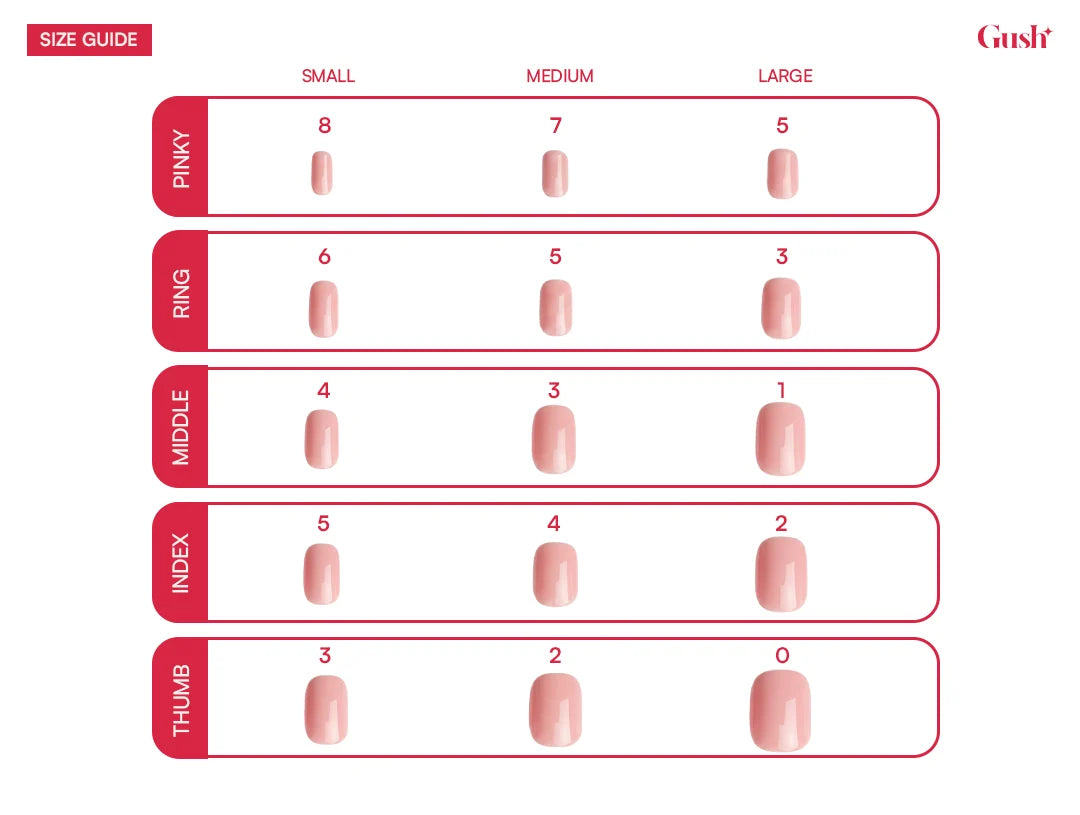 Gush Beauty Spring | Medium Round, Press on Nails
