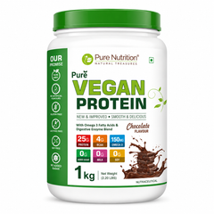 Plant-Based Vegan Protein Powder Chocolate 1kg | BCAAs & Digestive Enzymes