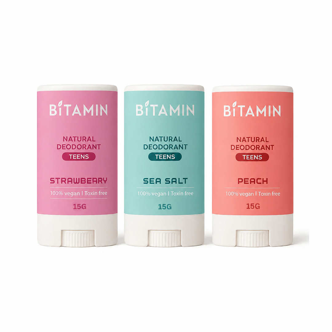 Bitamin Teens Natural Deodorant Gift Box (Pack Of 3)