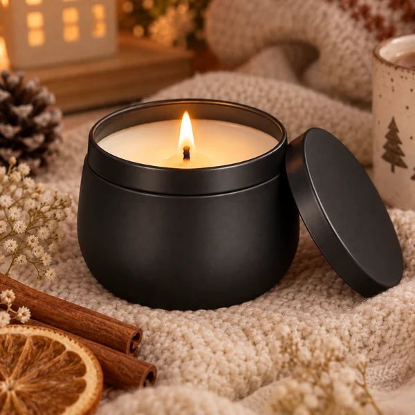 EcoKari Saanjh – The Festive Candle Trio | Soy Wax Scented Candle Set of 3 | Diwali & Festive Home Décor Gift Set