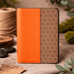 Sustainable Vegan Leather Passport Holder - Tan
