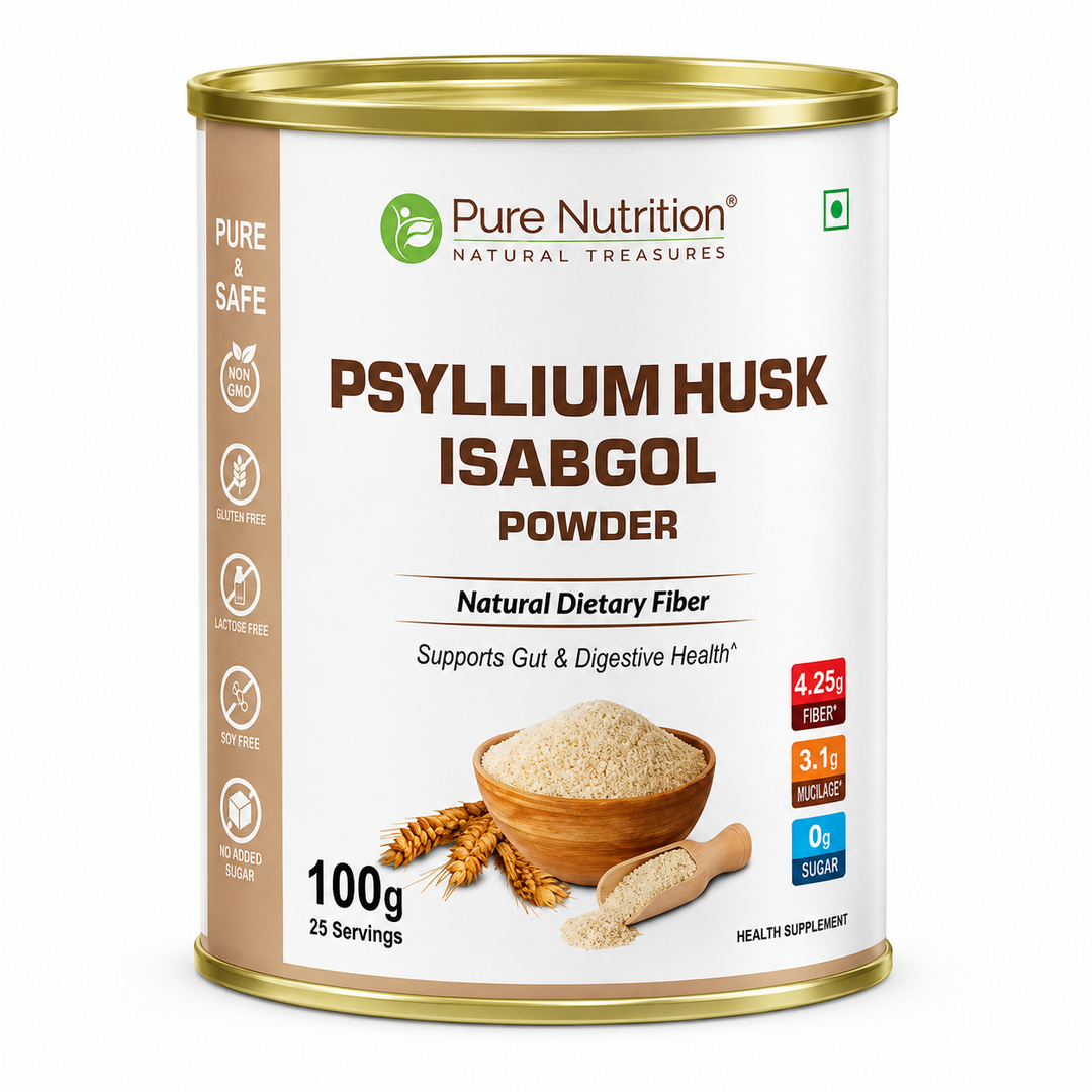 Psyllium Husk (Isabgol) Powder  Natural Dietary Fiber for Digestive Health