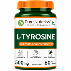 L-Tyrosine 500mg Veg Capsules Focus, Mood & Stress Management