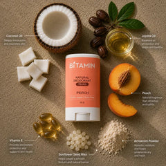 Bitamin Peach Teens Natural Deodorant