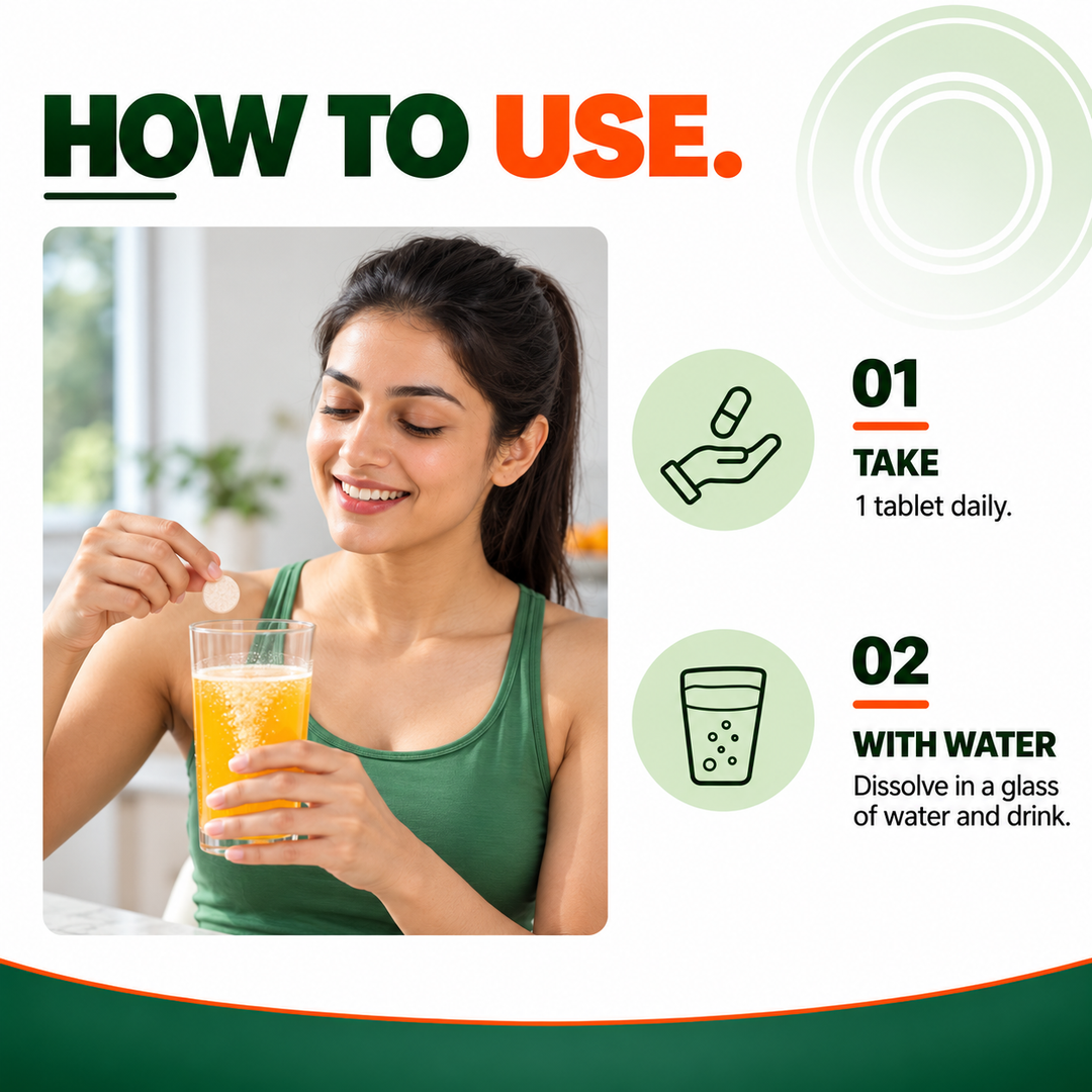 IONZ Electrolytes + Vitamins & Minerals  Moroccan Orange Effervescent