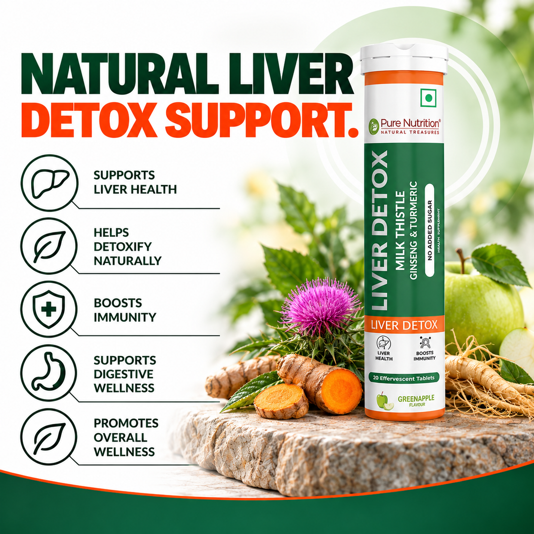 Liver Detox Effervescent Tablets | Supports Liver Health, Detoxification, and Overall Wellness
