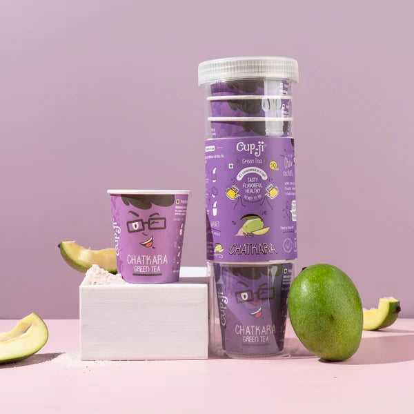 Cupji Green Tea Cups – 10 Cups | Multiple Flavours