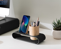 Cirque Phone and Pen Stand(Black,Blue,Green,Ivory White,Red)