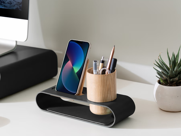 Cirque Phone and Pen Stand(Black,Blue,Green,Ivory White,Red)
