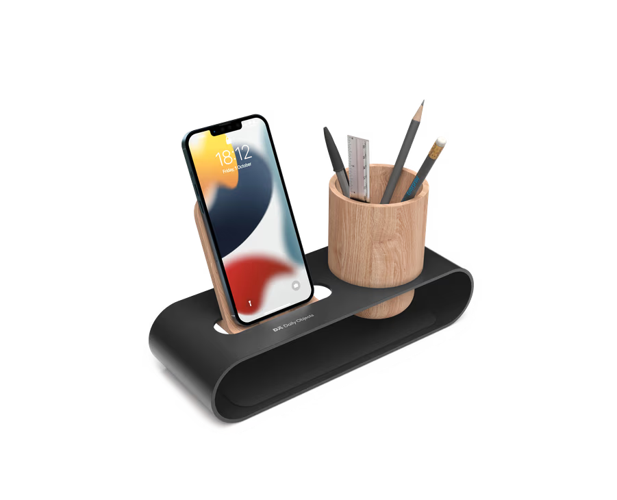 Cirque Phone and Pen Stand(Black,Blue,Green,Ivory White,Red)