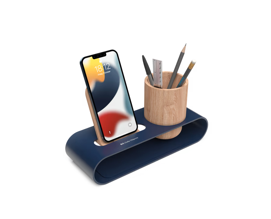 Cirque Phone and Pen Stand(Black,Blue,Green,Ivory White,Red)