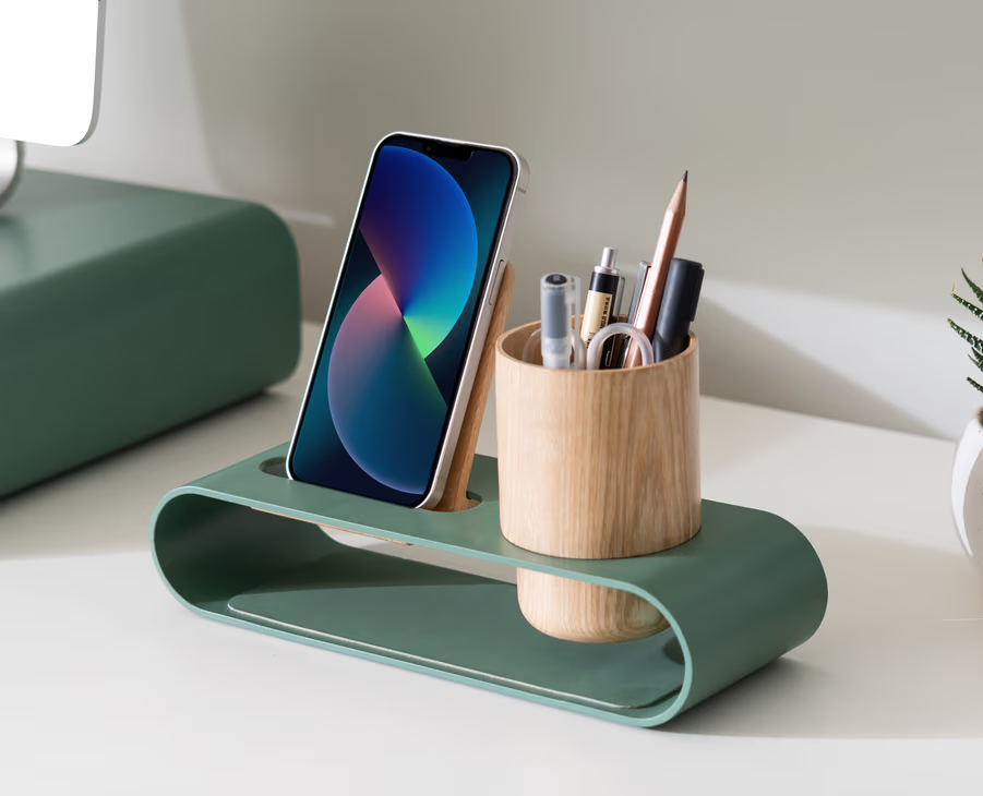 Cirque Phone and Pen Stand(Black,Blue,Green,Ivory White,Red)