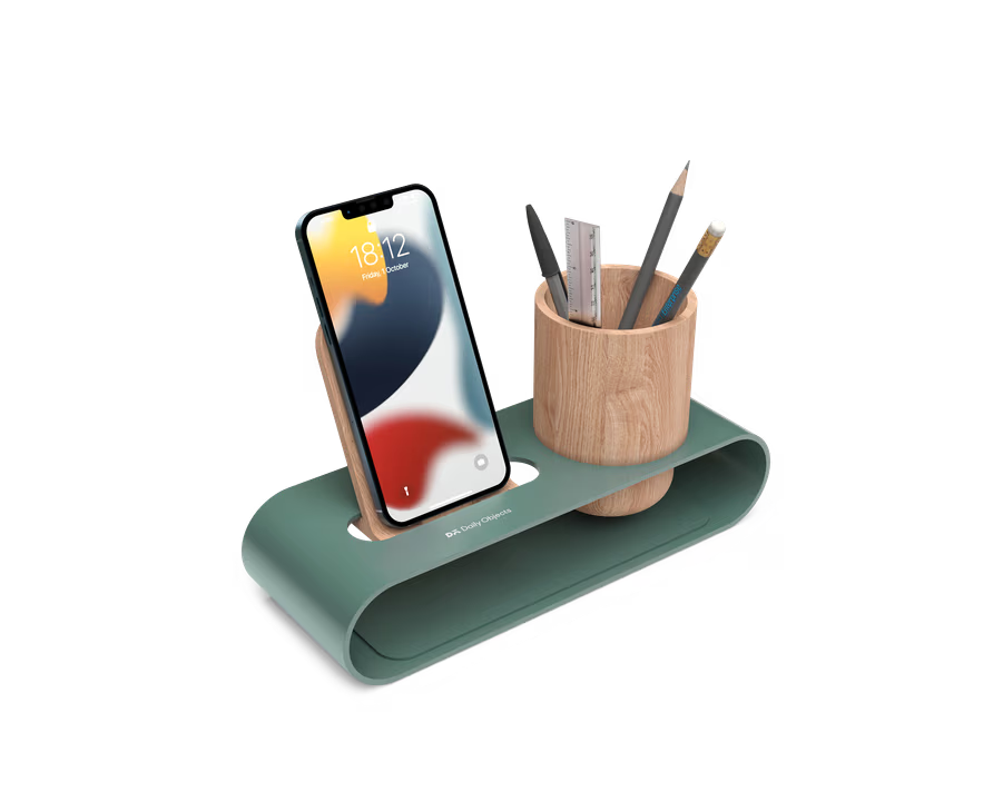 Cirque Phone and Pen Stand(Black,Blue,Green,Ivory White,Red)