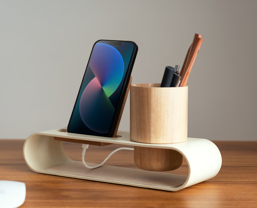 Cirque Phone and Pen Stand(Black,Blue,Green,Ivory White,Red)