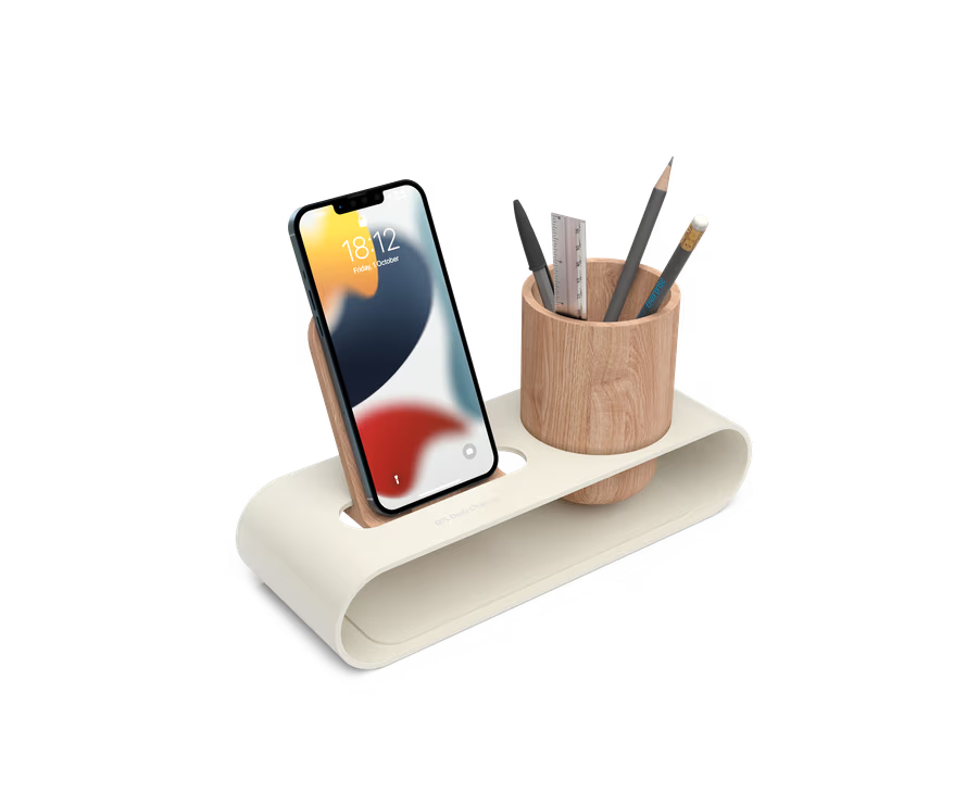 Cirque Phone and Pen Stand(Black,Blue,Green,Ivory White,Red)