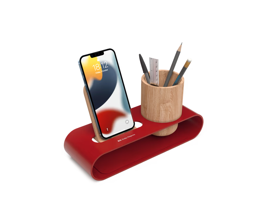 Cirque Phone and Pen Stand(Black,Blue,Green,Ivory White,Red)
