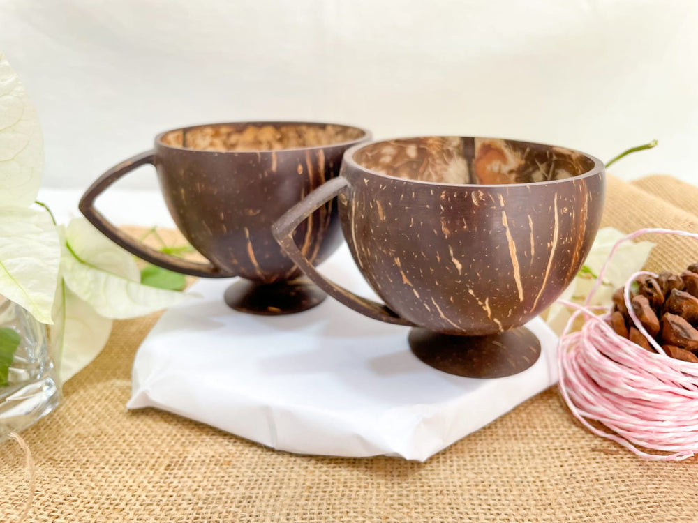 aVyannaa Coconut Tea Cups Pack of 2