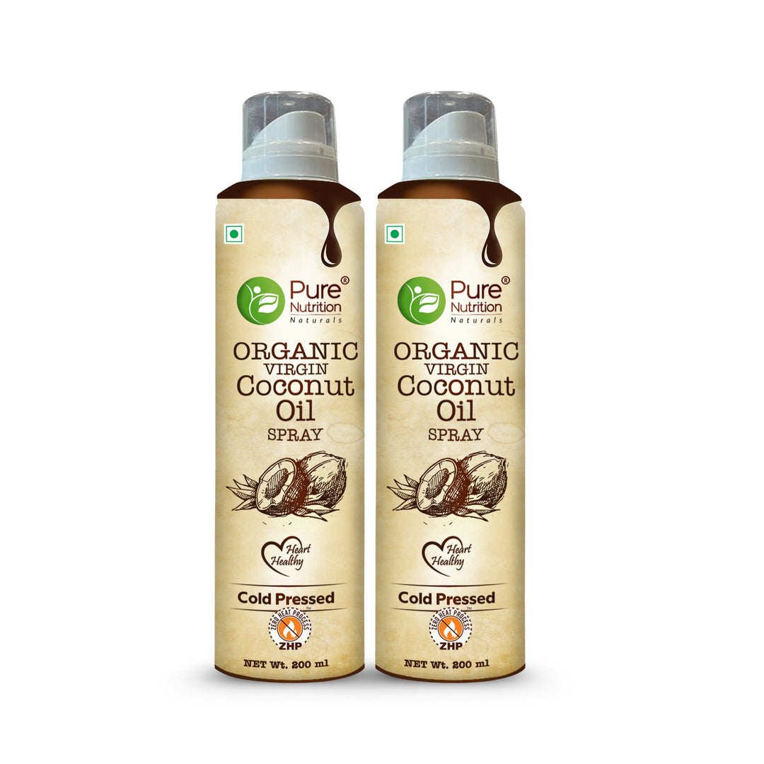 Coconut Oil Cooking Spray 200ml | 100% Organic, Extra Virgin, Cold Pressed | Low Calorie Cooking