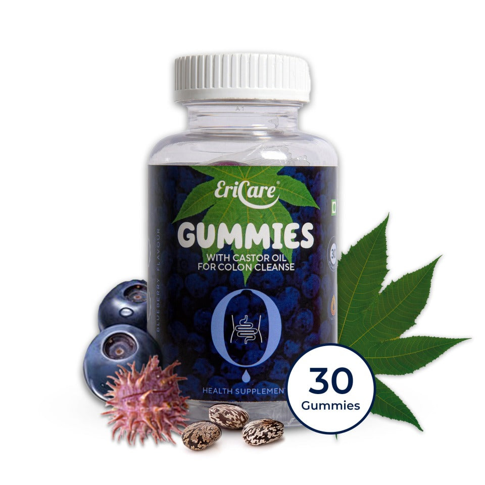 Colon Cleanse Constipation Relief Gummies | for Natural Colon Cleanse & Bowel Regularity | EriCare- 30N